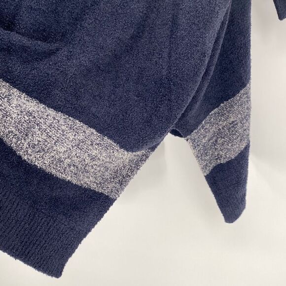 Barefoot Dreams CozyChic Lite Cliffside Cardigan Sweater Wrap Navy One‎ Size - Picture 7 of 14